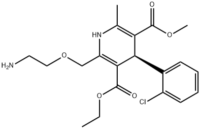 (R)-氨氯地平, 103129-81-3, 结构式