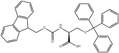 FMOC-S-trityl-L-cysteine Structure