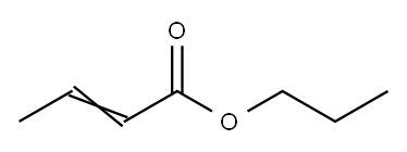 丁烯酸丙酯 结构式