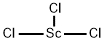 塩化スカンジウム(III), 無水 化学構造式