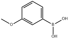 3-Methoxyphenylboronic acid Structure