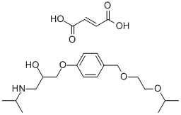 富马酸比索洛尔, 104344-23-2, 结构式