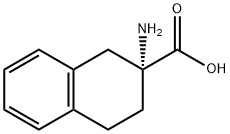 (S)-2-Amino-1,2,3,4-tetrahydro-2-naphthalenecarboxylic acid Structure
