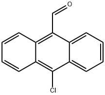 10-CHLORO-9-ANTHRALDEHYDE Structure