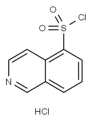 异喹啉-5-磺酰氯盐酸盐, 105627-79-0, 结构式