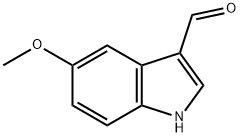 5-甲氧基吲哚-3-甲醛 结构式