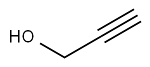 2-プロピン-1-オール 化学構造式