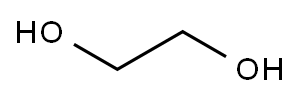 乙二醇, 107-21-1, 结构式