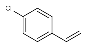 4-Chlorostyrene Structure