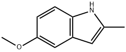 5-METHOXY-2-METHYLINDOLE Struktur