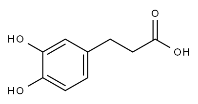 Dihydrocaffeic acid Structure