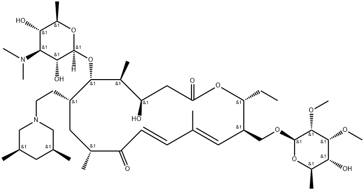 チルミコシン 化学構造式