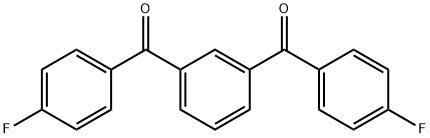 1,3-BIS(4-FLUOROBENZOYL)BENZENE Struktur