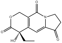 	(S)-4-Ethyl-4-hydroxy-7,8-dihydro-1h-pyrano[3,4-f]indolizine-3,6,10(4h)-trione Structure