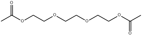 トリエチレングリコールジアセタート 化学構造式