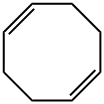 1,5-シクロオクタジエン 化学構造式