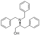 (S)-β-(ジベンジルアミノ)ベンゼン-1-プロパノール 化学構造式