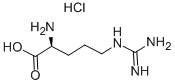 L-(+)-アルギニン塩酸塩 化学構造式