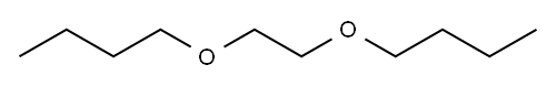 エチレングリコールジブチルエーテル 化学構造式
