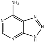 8-氮杂腺嘌呤, 1123-54-2, 结构式