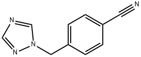 4-(1H-1,2,4-三唑-1-基甲基)苯甲腈, 112809-25-3, 结构式