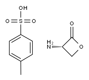 (S)-3-AMINO-2-OXETANONE P-TOLUENESULFONIC ACID SALT Structure