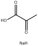 ピルビン酸ナトリウム 化学構造式