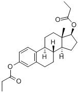 3,17-二丙酸-17-BETA-雌二酯, 113-38-2, 结构式