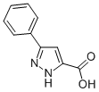 5-苯基-1H-吡唑-3-羧酸, 1134-49-2, 结构式