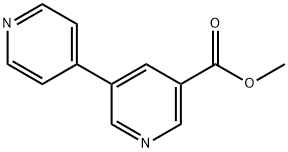 methyl 5-(pyridin-4-yl)pyridine-3-carboxylate Struktur