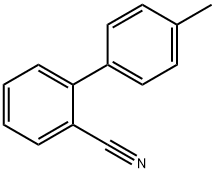 2-シアノ-4'-メチルビフェニル 化学構造式