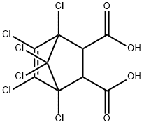 Chlorendic acid Structure