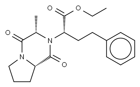 Enalapril diketopiperazine Struktur