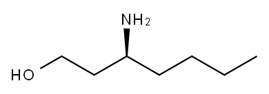(S)-3-aminoheptan-1-ol Structure