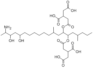 伏马菌素B2, 116355-84-1, 结构式