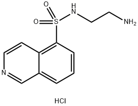 N-(2-アミノエチル)-5-イソキノリンスルホンアミド 化学構造式