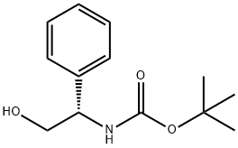 Boc-L-苯甘氨醇, 117049-14-6, 结构式