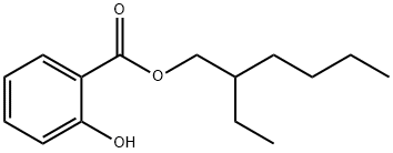水杨酸-2-乙基己基酯, 118-60-5, 结构式