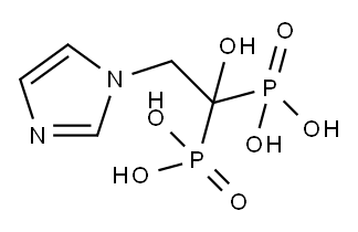 ゾレドロン酸 化学構造式