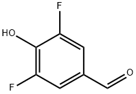 3,5-二氟-4-羟基苯甲醛, 118276-06-5, 结构式