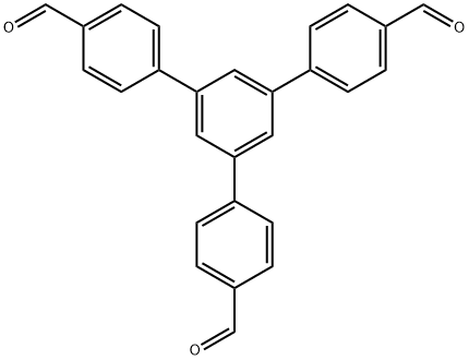 1,3,5-トリス(4-ホルミルフェニル)ベンゼン 化学構造式