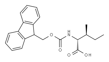 N-芴甲氧羰基-D-别异亮氨酸, 118904-37-3, 结构式