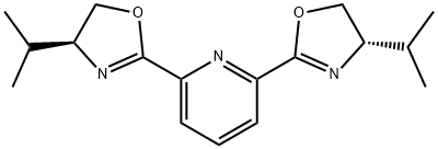 (S,S)-2,6-双(4-异丙基-2-恶唑啉-2-基)吡啶, 118949-61-4, 结构式