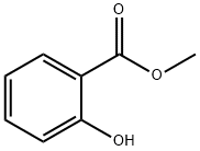サリチル酸メチル 化学構造式