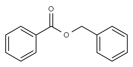 安息香酸  ベンジル 化学構造式