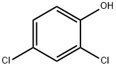 2,4-ジクロロフェノール 化学構造式
