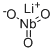 メタニオブ酸リチウム 化学構造式