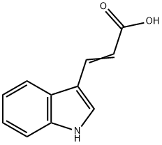 3-Indoleacrylic acid Struktur