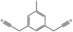 5-甲基-1,3-苯二乙腈, 120511-74-2, 结构式