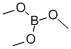 Trimethyl borate Struktur